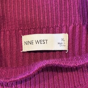 Nine West Women's Fuchsia Plum Color Sweater